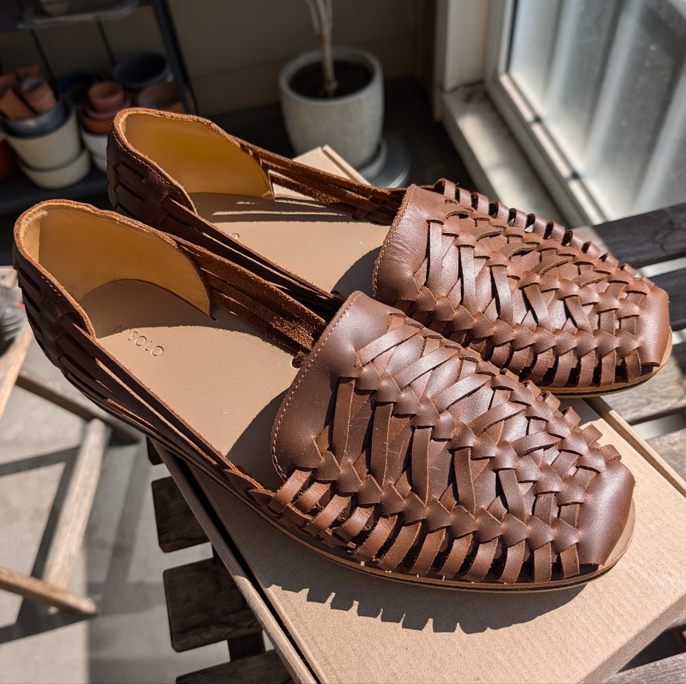 Mens Brown Nisolo Huarache
